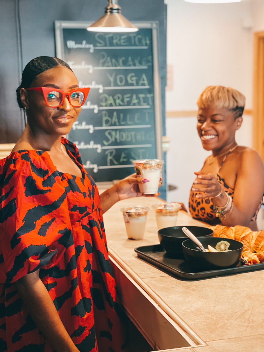 Women having Dessert Together